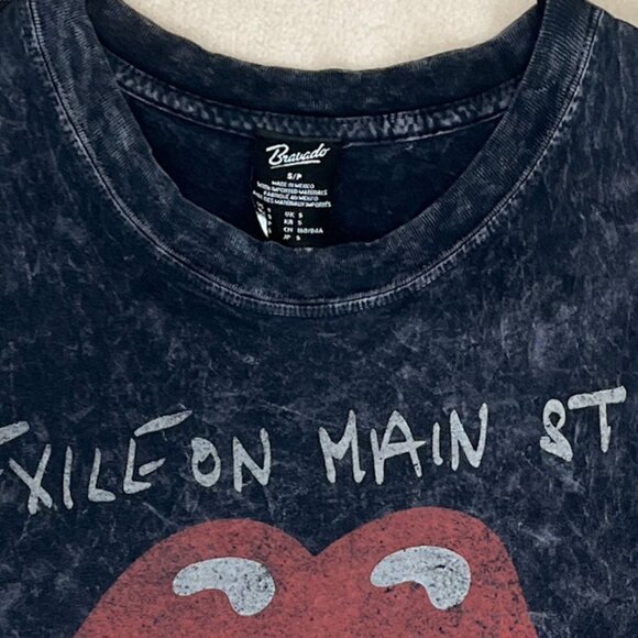 Rolling Stones Exit on Main St Black Graphic Print Band Tank, Size: S - Picture 2 of 9